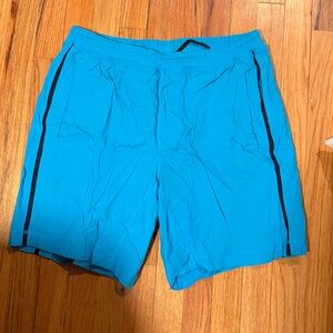 LULULEMON PACE BREAKER SHORT 8.5” inseam LINER Blue mens Size XL